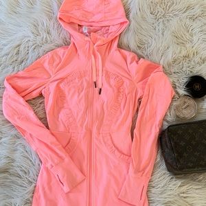 Lululemon dance studio jacket sz 4 bleached coral